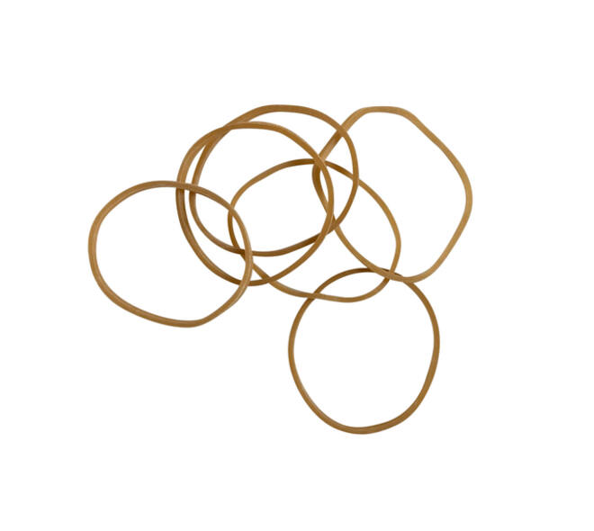 Elastiek Standard Rubber Bands 14 50x1.5mm 1kg 5333 stuks bruin